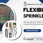 Ống mềm nối đầu phun Sprinkler, ống mềm cấp nước PCCC, Khớp nối mềm Sprinkler