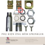 Ống mềm nối đầu phun Sprinkler, ống mềm cấp nước PCCC, Khớp nối mềm Sprinkler