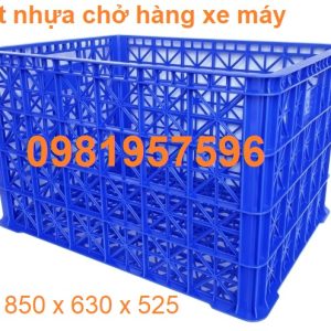 Sọt nhựa làm giỏ đựng hàng shipper, nhựa nguyên sinh