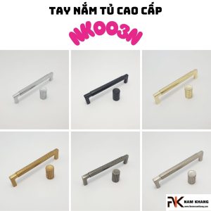 Tay nắm tủ cao cấp họa tiết dạng lưới NK003N | F-Home NamKhang