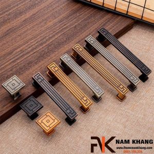 Tay nắm tủ dạng thanh vuông kiểu cổ điển NK289 | F-Home NamKhang