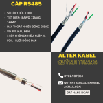 (Giá tốt nhất) Cáp tín hiệu RS485 vặn xoắn 2 lớp chống nhiễu Altek Kabel 1 Pair/ 2 Pair 18,22,24AWG