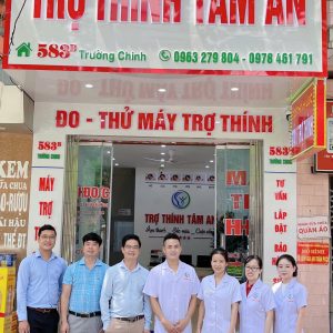 Trải nghiệm không gian đo thính học và lắp đặt máy trợ thính chuyên nghiệp tại Trợ Thính Tâm An Nam Định – 583 Trường Chinh, TP Nam Định