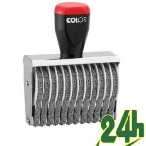 Dấu số 12 số cao 7mm colop 07012 kích thước 7x78mm