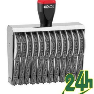 Dấu số 12 số cao 15mm colop 15012 kích thước 15x134mm