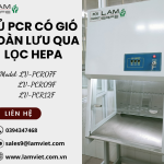 Tủ PCR có gió hoàn lưu qua lọc HEPA