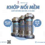 Khớp Nối Chống Rung Inox Mặt Bích| Khớp nối giảm rung inox 304| khớp chống rung kim loại