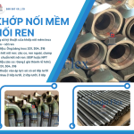 Khớp Nối Mềm Inox Nối Ren, Khớp nối mềm nối bích chịu nhiệt, Khớp nối mềm inox 304 – inox 316 nối ren