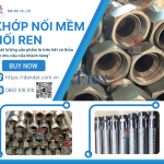 Khớp Nối Mềm Inox Nối Ren, Khớp nối mềm nối bích chịu nhiệt, Khớp nối mềm inox 304 – inox 316 nối ren