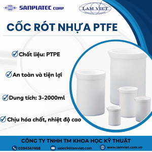 Cốc rót nhựa PTPE Sanplatec Corp