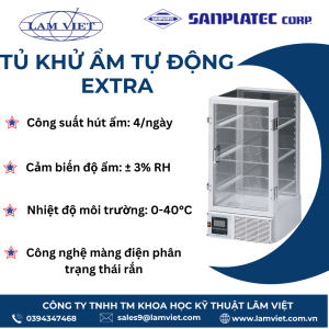 Tủ khử ẩm tự động Extra Sanplatec