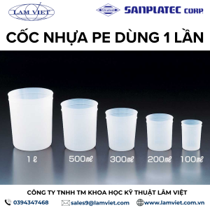 Cốc nhựa PE dùng một lần Sanplatec