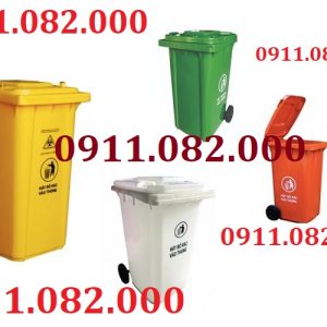 Thùng rác 240 lít giá rẻ tại long an, hàng chất lượng giao hàng nhanh- lh 0911082000