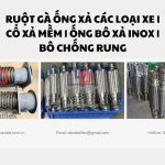 Pô nhún ô tô, ống ruột gà ô tô, ống bô xả mềm, bô chống rung, khớp giảm chấn