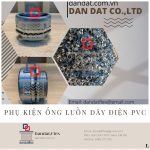 Ống ruột gà lõi thép luồn dây cáp điện bọc nhựa PVC ( màu đen ) chất lượng cao