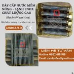 Dây cấp nước inox cho bình nóng lạnh, dây dẫn nước mềm chịu nhiệt inox 304 phi 21