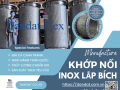 Khopnoimem, Khớp nối mềm inox nối bích – lắp bích, Khớp nối mềm nối bích chịu nhiệt, (tiêu chuẩn bích : JIS, ANSI, DIN, BS)