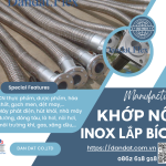 Khopnoimem, Khớp nối mềm inox nối bích – lắp bích, Khớp nối mềm nối bích chịu nhiệt, (tiêu chuẩn bích : JIS, ANSI, DIN, BS)