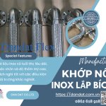 Khopnoimem, Khớp nối mềm inox nối bích – lắp bích, Khớp nối mềm nối bích chịu nhiệt, (tiêu chuẩn bích : JIS, ANSI, DIN, BS)