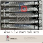 Khớp nối nhanh ống mềm, khớp nối mềm inox nối ren chịu nhiệt cao