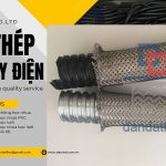 Ống ruột gà lõi thép luồn dây cáp điện bọc nhựa PVC ( màu đen ) chất lượng cao