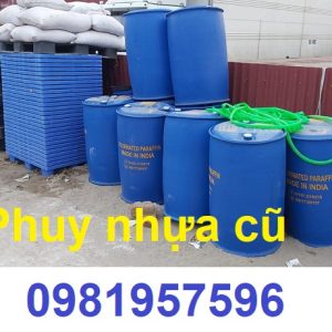 Thùng phi nhựa 200 lít, phi nhựa 200l, thùng phi 200 lít, phuy nhựa 200l