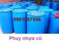 Thùng phuy nhựa, thùng phi nhựa 200l cũ, thùng phi nhựa 220l