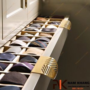 Tay nắm tủ bắt cạnh cao cấp dạng lá NK233 | F-Home NamKhang