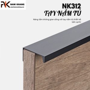 Tay nắm tủ bắt cạnh dạng thanh nhiều kích thước NK312 | Zalo 0901 196 552