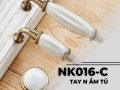 Tay nắm tủ phối sứ vân nứt cổ điển NK316-C | Zalo 0901 196 552