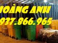 Thùng rác 660, thùng rác 240l,cung cấp các loại thùng rác