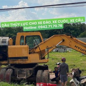 Nhớt 10, Dầu thủy lực AW68 cho Xe Cuốc, Xe Đào, Xe Nâng, Xe Công Trình.