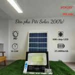 Đèn pha năng lượng mặt trời Piti Solar siêu sáng 200W