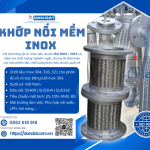 Khớp Nối Mềm Inox 2 Đầu Cong, Khớp nối mềm chống rung inox, Khớp nối mềm inox công nghiệp