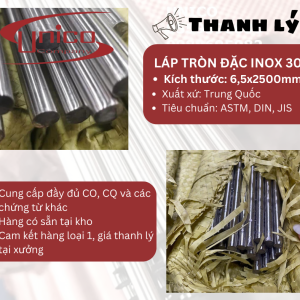 Thanh lý Láp tròn inox 303 – Unico Steel