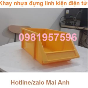 Khay nhựa đựng linh kiện điện tử nhựa nguyên sinh chính phẩm bền bỉ