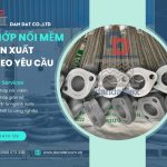 Khớp nối mềm rắc co ren, khớp nối mềm kim loại, khớp nối giảm rung máy bơm