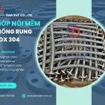 Khớp nối mềm rắc co ren, khớp nối mềm kim loại, khớp nối giảm rung máy bơm