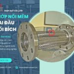 Khớp nối mềm kim loại, khớp nối inox chịu nhiệt, khớp nối mềm chống rung cho máy phát