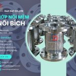 Khớp nối mềm kim loại, khớp nối inox chịu nhiệt, khớp nối mềm chống rung cho máy phát