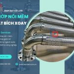 Khớp nối mềm rắc co ren, khớp nối mềm kim loại, khớp nối giảm rung máy bơm