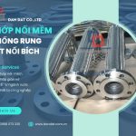 Khớp nối mềm kim loại, khớp nối inox chịu nhiệt, khớp nối mềm chống rung cho máy phát