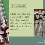 Khớp nối mềm inox chịu nhiệt, khớp nối mềm nối bích, khớp nối chống rung inox 304