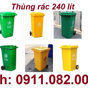 Giảm 20% giá thùng rác nhựa, thùng rác 60l 120l 240l- hàng nhập khẩu