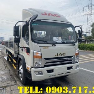 Bán xe tải Jac N800 thùng lửng 7m6 máy Cummins Mỹ