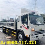 Bán xe tải Jac N800 thùng lửng 7m6 máy Cummins Mỹ