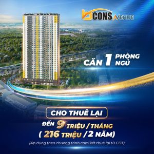 Tặng vàng SJC khi đặt cọc mua căn hộ tại Bcons Avenue