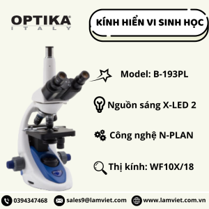 Kính hiển vi sinh học 3 mắt B-193PL