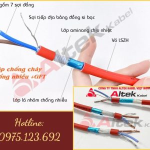 Cáp chống cháy chống nhiễu AL +GFT + E thương hiệu Altek Kabel