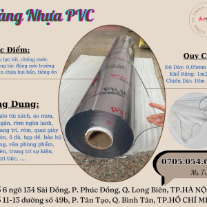 Thành phần của màng nhựa pvc, công dụng của màng pvc